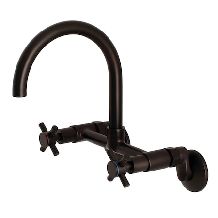 KS414ORB 8-Inch Adjustable Center Wall Mount Kitchen Faucet